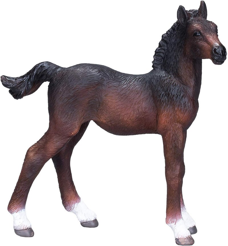 MOJO Hanoverian Foal Bay Realistic Equestrian Horse Club Hand Painted Toy Figurine, 381018 - Image 1